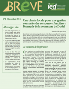 Brève 2 – Une charte locale pour une...