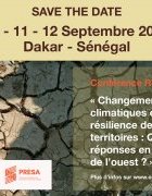 EVENEMENT : Conférence Régionale sur « Changements Climatiques et Résilience des territories »