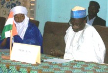 Maire de Diffa inaugurant 7è réunion annuelle