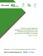 Rapport d’étude : Revue du cadre légal des politiques...